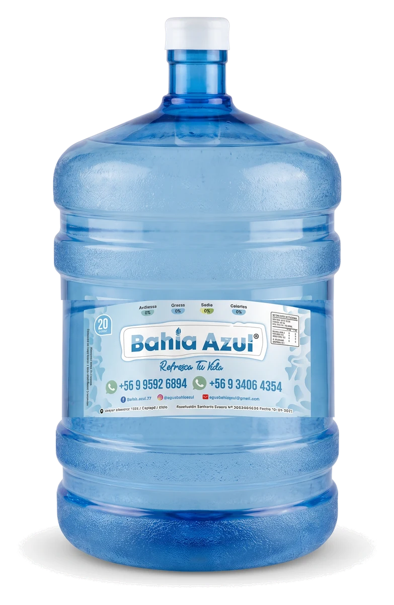 Agua Purificada Bahía Azul Bidón 20 L