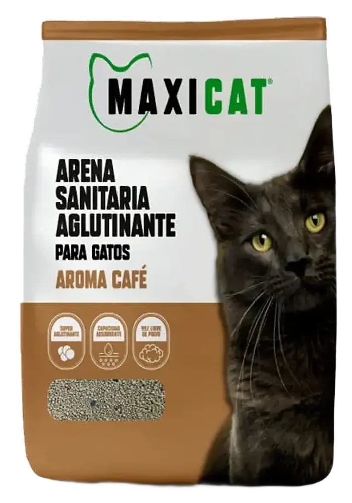 Maxicat Arena Sanitaria Aglutinante Aroma Café 10 kg