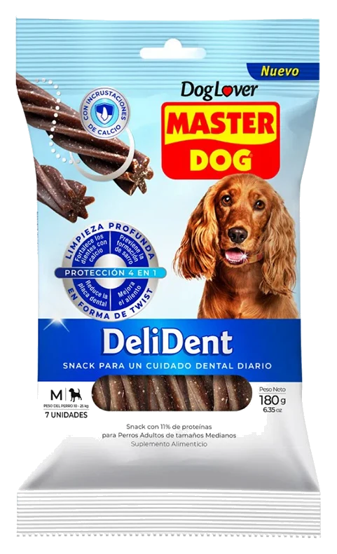 Master Dog DeliDent M 180 g (perros de 10 a 25 kg)